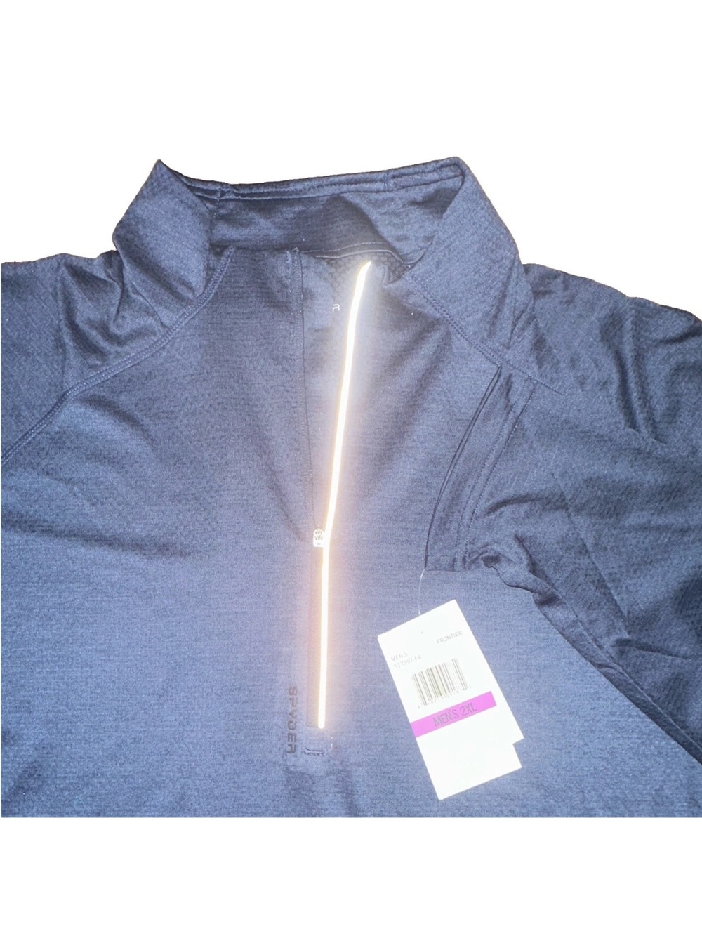 Spyder Men's Frontier Jaspe Mission 1/4 Zip w/ Pockets Size 2XL NWT